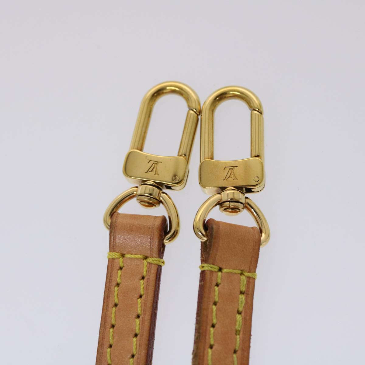 LOUIS VUITTON Shoulder Strap Leather 42.5"" Beige LV 45461