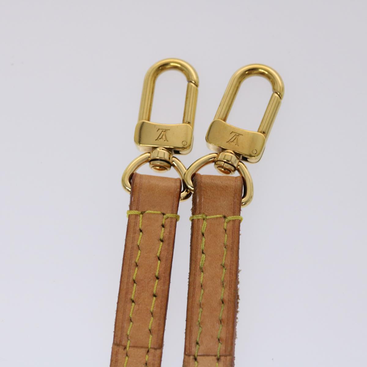 LOUIS VUITTON Shoulder Strap Leather 42.5"" Beige LV 45461