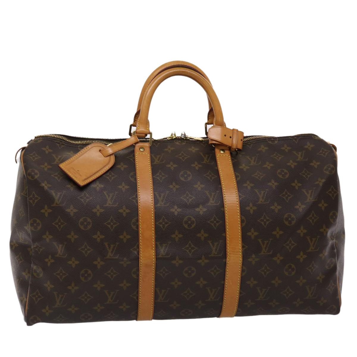LOUIS VUITTON Monogram Keepall 50 Boston Bag M41426 LV 45463
