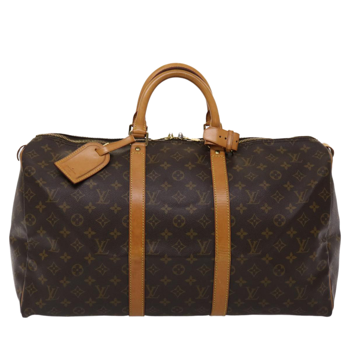 LOUIS VUITTON Monogram Keepall 50 Boston Bag M41426 LV 45463