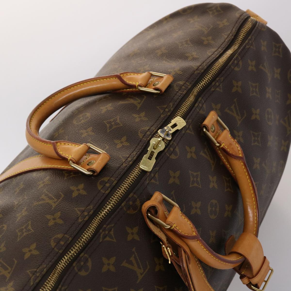 LOUIS VUITTON Monogram Keepall 50 Boston Bag M41426 LV 45463