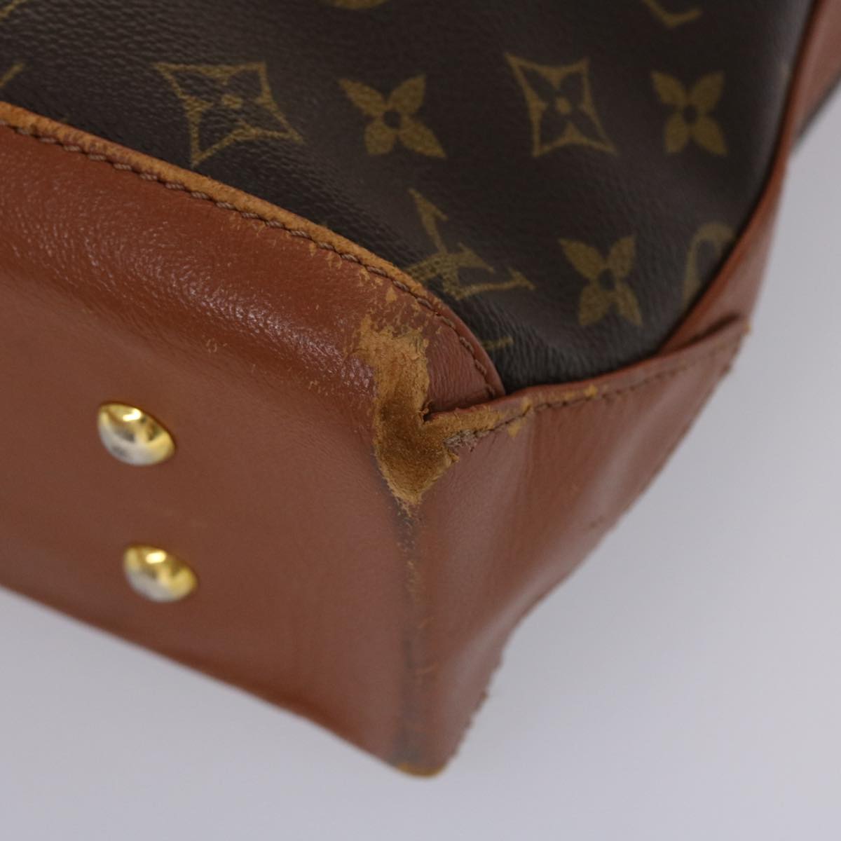 LOUIS VUITTON Monogram Sac Weekend PM Hand Bag M42425 LV 45465