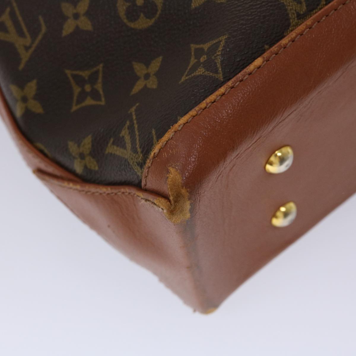 LOUIS VUITTON Monogram Sac Weekend PM Hand Bag M42425 LV 45465