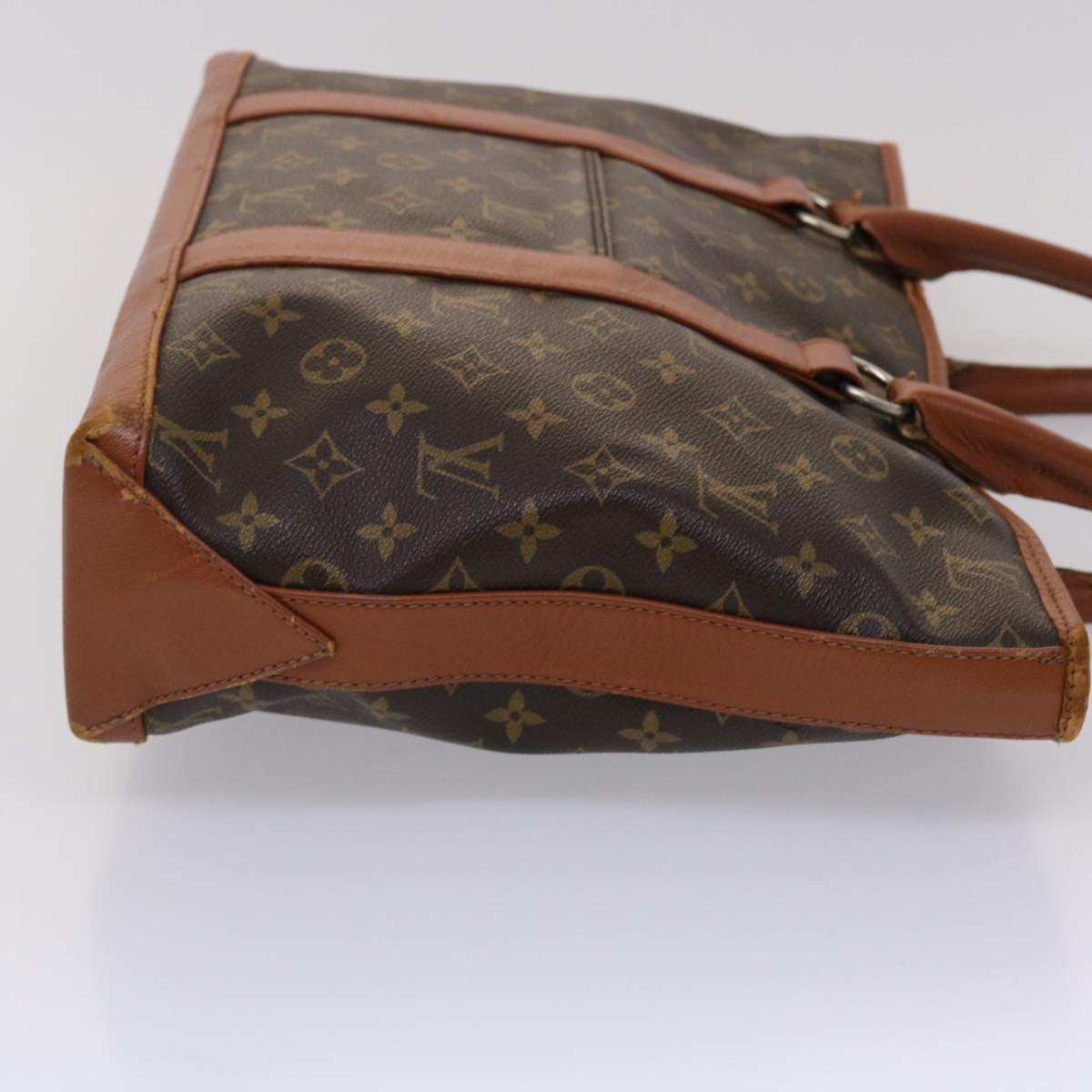 LOUIS VUITTON Monogram Sac Weekend PM Hand Bag M42425 LV 45465
