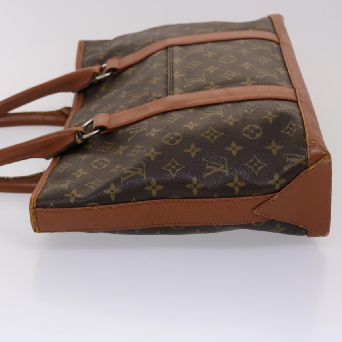 LOUIS VUITTON Monogram Sac Weekend PM Hand Bag M42425 LV 45465