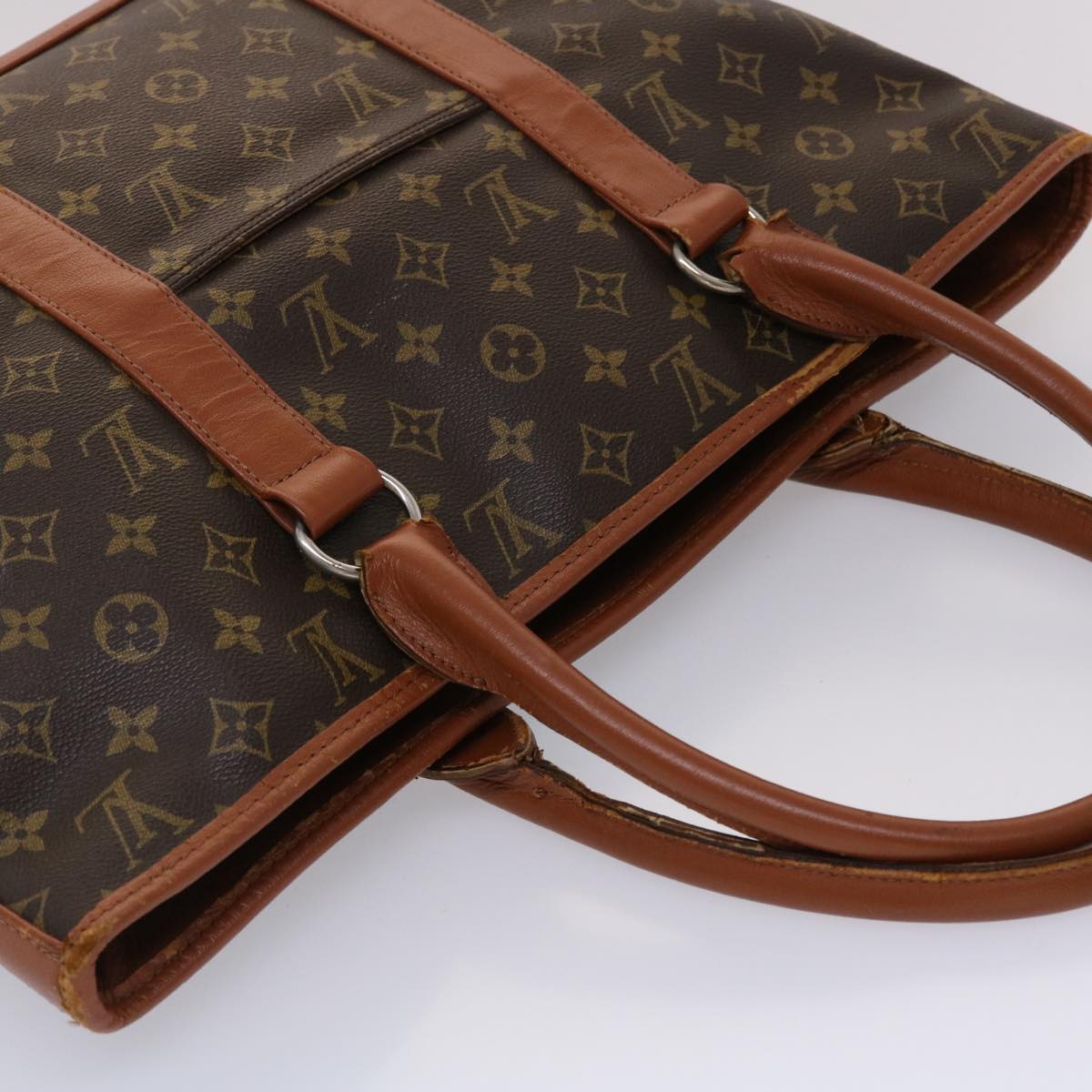 LOUIS VUITTON Monogram Sac Weekend PM Hand Bag M42425 LV 45465