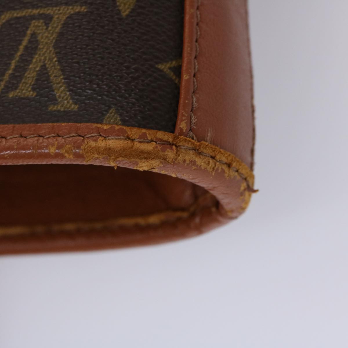 LOUIS VUITTON Monogram Sac Weekend PM Hand Bag M42425 LV 45465