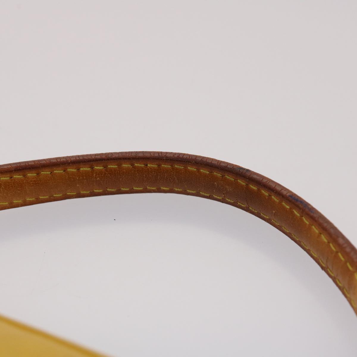 LOUIS VUITTON Monogram Vernis Spring Street Hand Bag Yellow M91068 45466