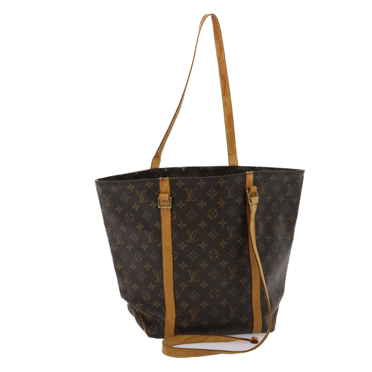 LOUIS VUITTON Monogram Sac Shopping Tote Bag M51108 LV 45467