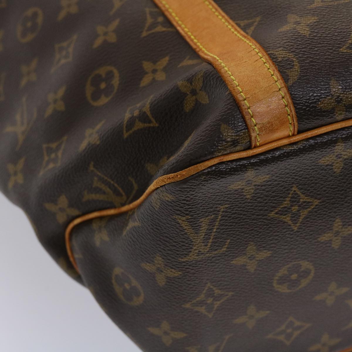 LOUIS VUITTON Monogram Sac Shopping Tote Bag M51108 LV 45467