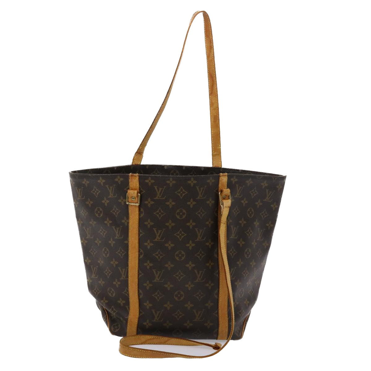 LOUIS VUITTON Monogram Sac Shopping Tote Bag M51108 LV 45467