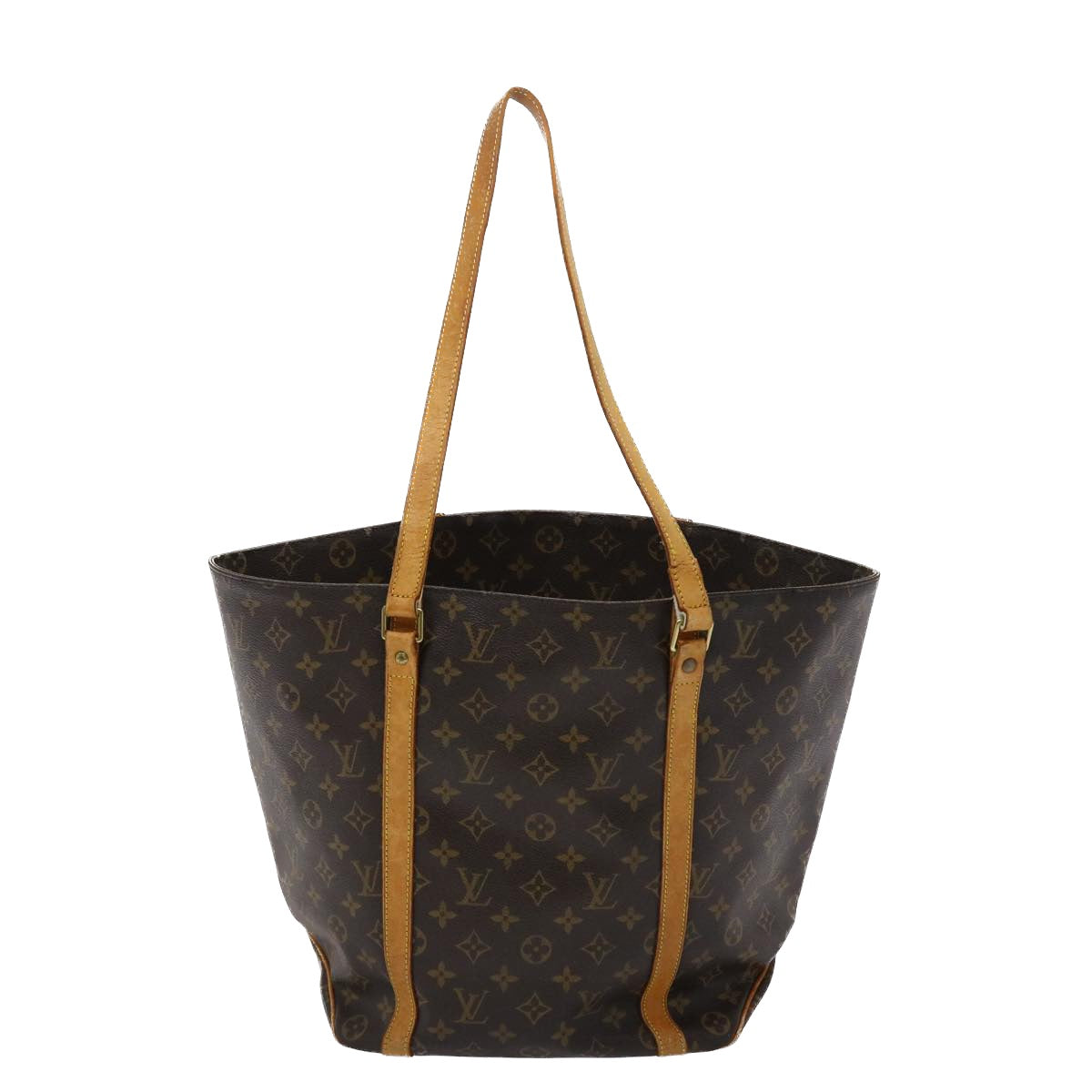 LOUIS VUITTON Monogram Sac Shopping Tote Bag M51108 LV 45467