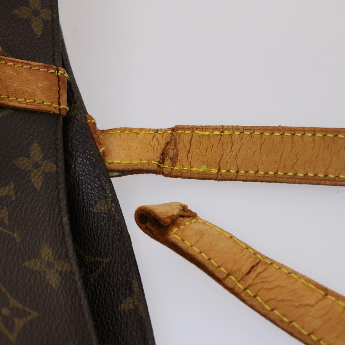 LOUIS VUITTON Monogram Sac Shopping Tote Bag M51108 LV 45467