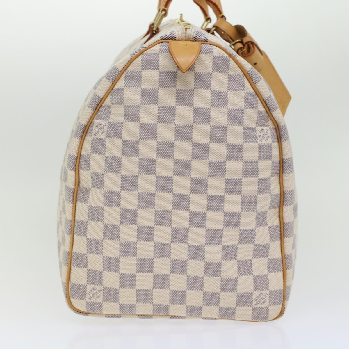 LOUIS VUITTON Damier Azur Keepall 50 Boston Bag N41430 LV 45468