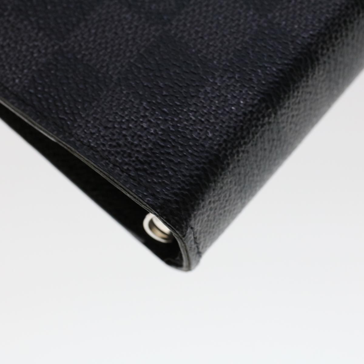 LOUIS VUITTON Damier Graphite Agenda MM Day Planner Cover R20242 LV 45469