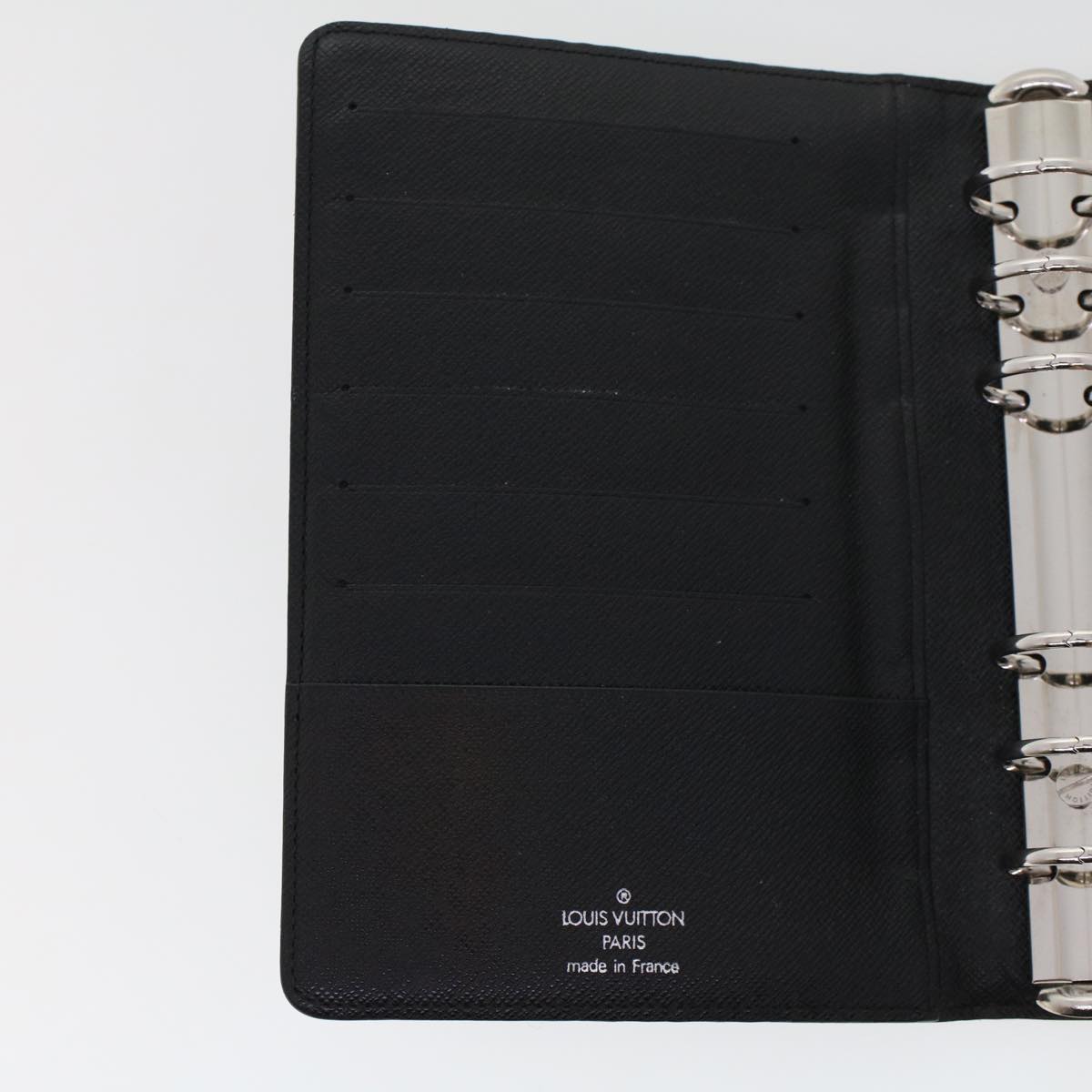 LOUIS VUITTON Damier Graphite Agenda MM Day Planner Cover R20242 LV 45469