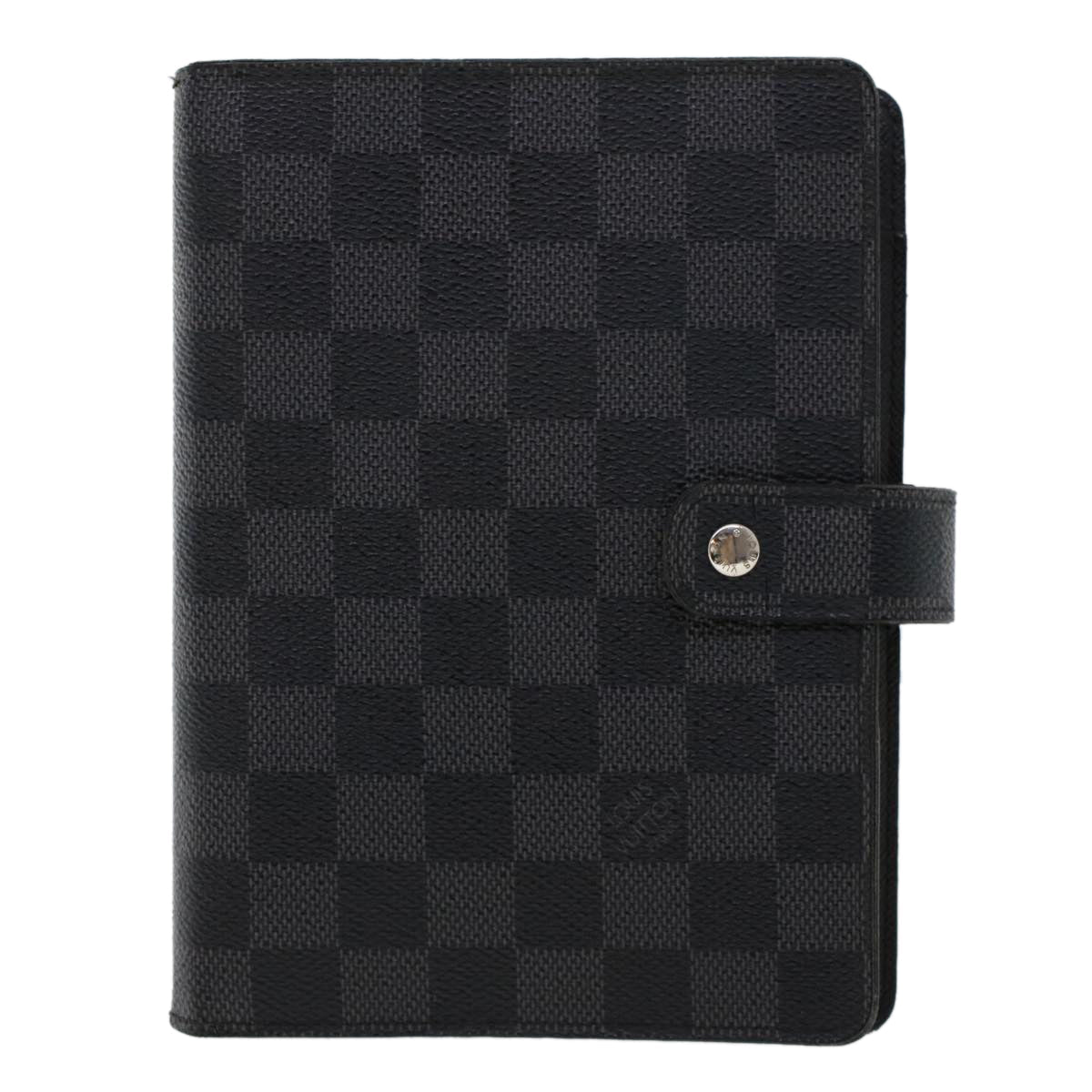 LOUIS VUITTON Damier Graphite Agenda MM Day Planner Cover R20242 LV 45469