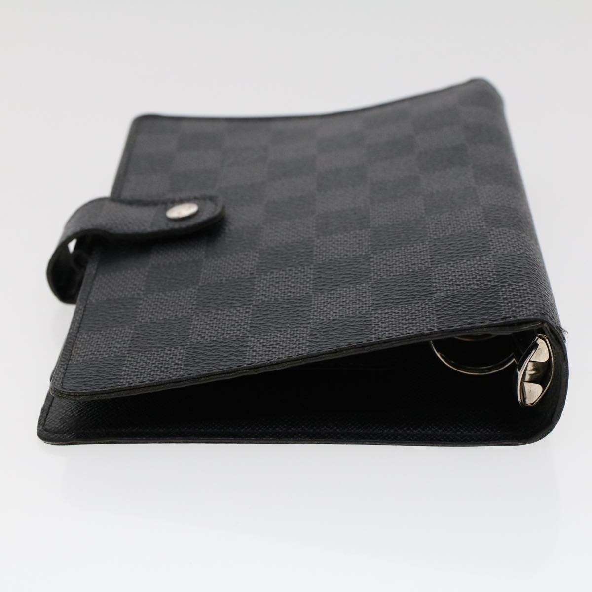 LOUIS VUITTON Damier Graphite Agenda MM Day Planner Cover R20242 LV 45469