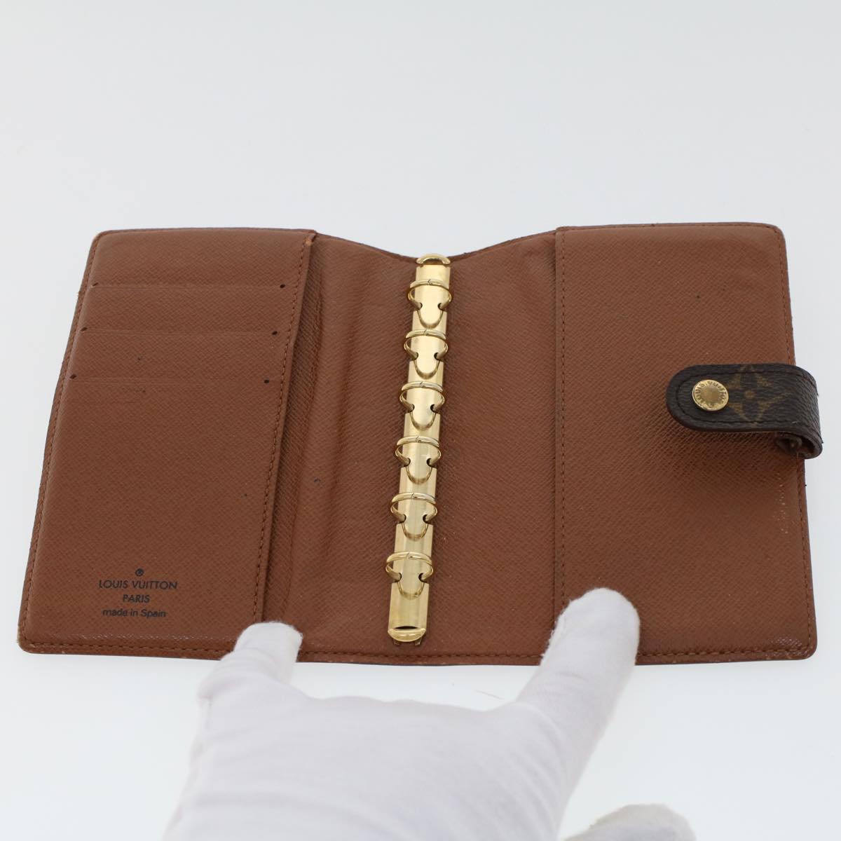 LOUIS VUITTON Monogram Agenda PM Day Planner Cover R20005 LV 45473
