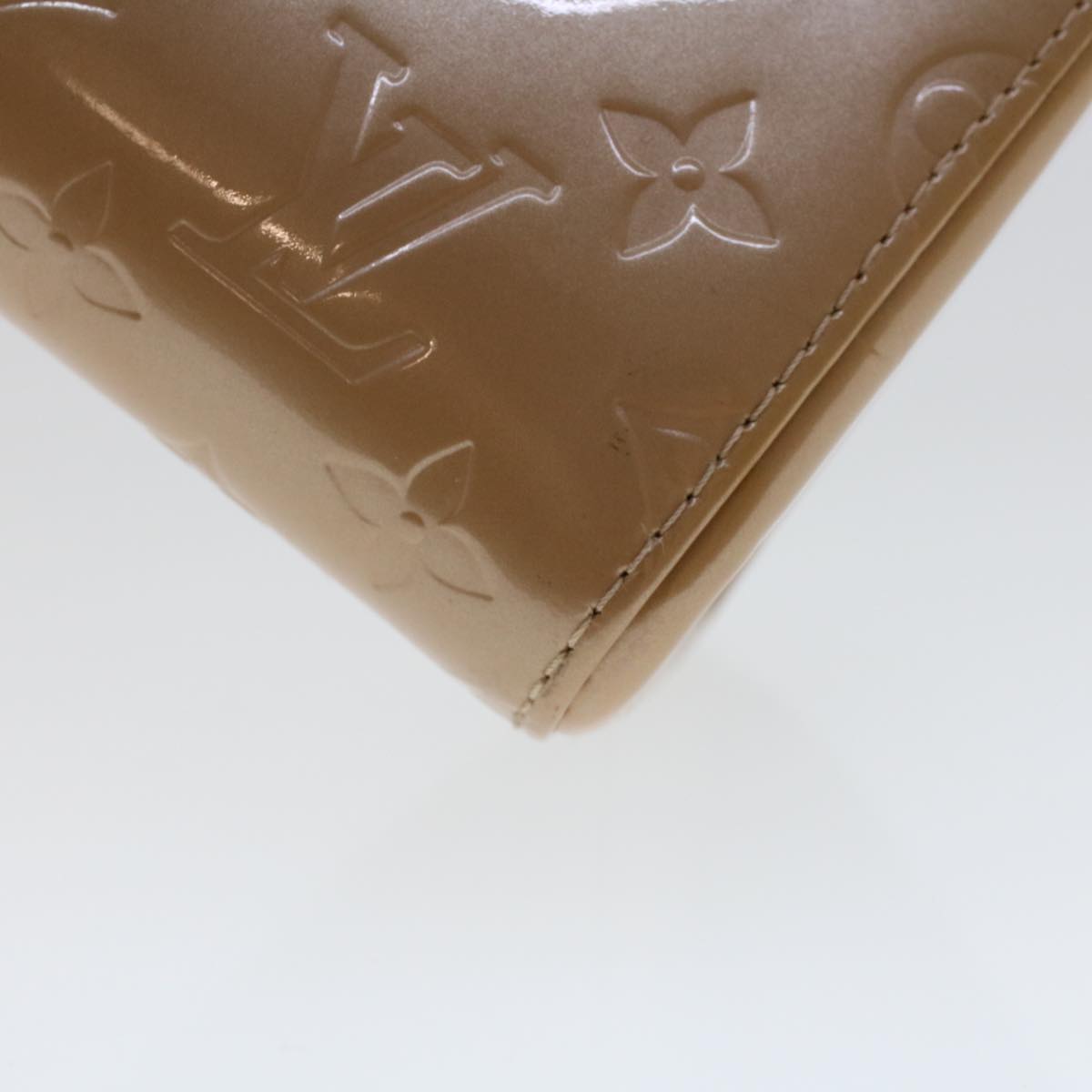 LOUIS VUITTON Vernis Roxbury Drive Hand Bag 2Way Noisette M91391 LV 45482