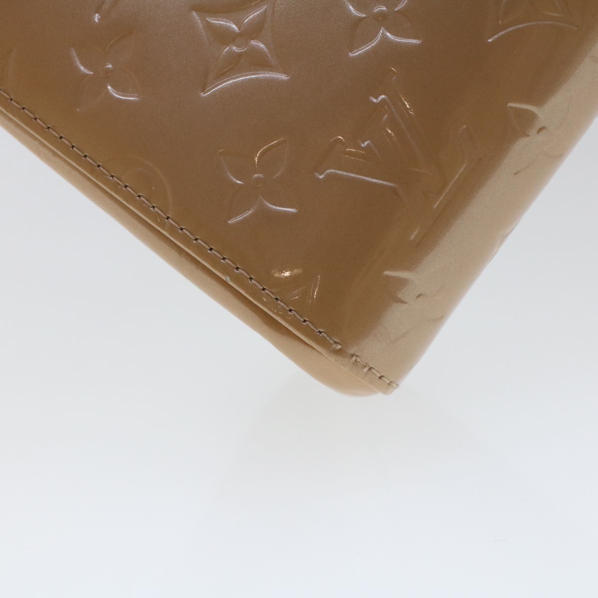 LOUIS VUITTON Vernis Roxbury Drive Hand Bag 2Way Noisette M91391 LV 45482