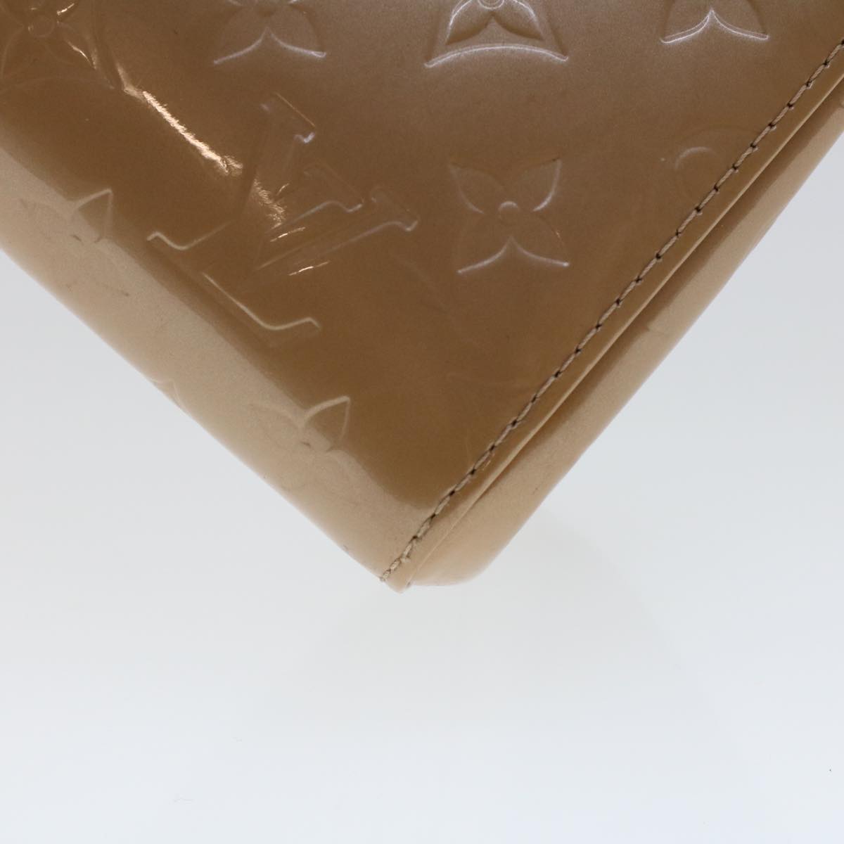 LOUIS VUITTON Vernis Roxbury Drive Hand Bag 2Way Noisette M91391 LV 45482