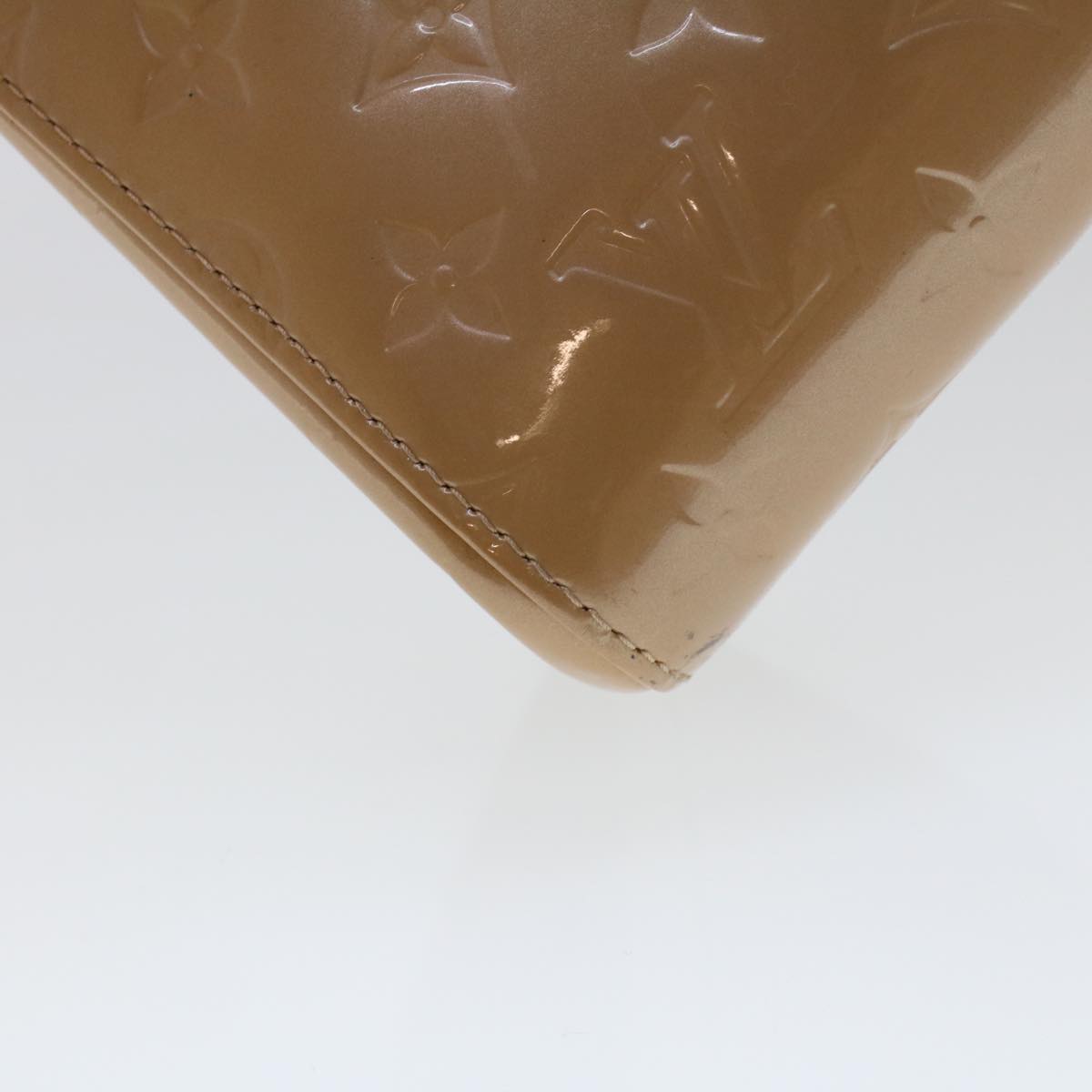 LOUIS VUITTON Vernis Roxbury Drive Hand Bag 2Way Noisette M91391 LV 45482