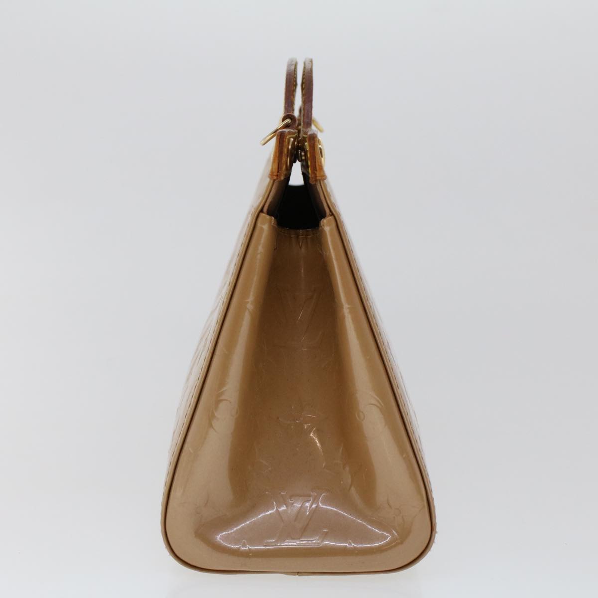 LOUIS VUITTON Vernis Roxbury Drive Hand Bag 2Way Noisette M91391 LV 45482