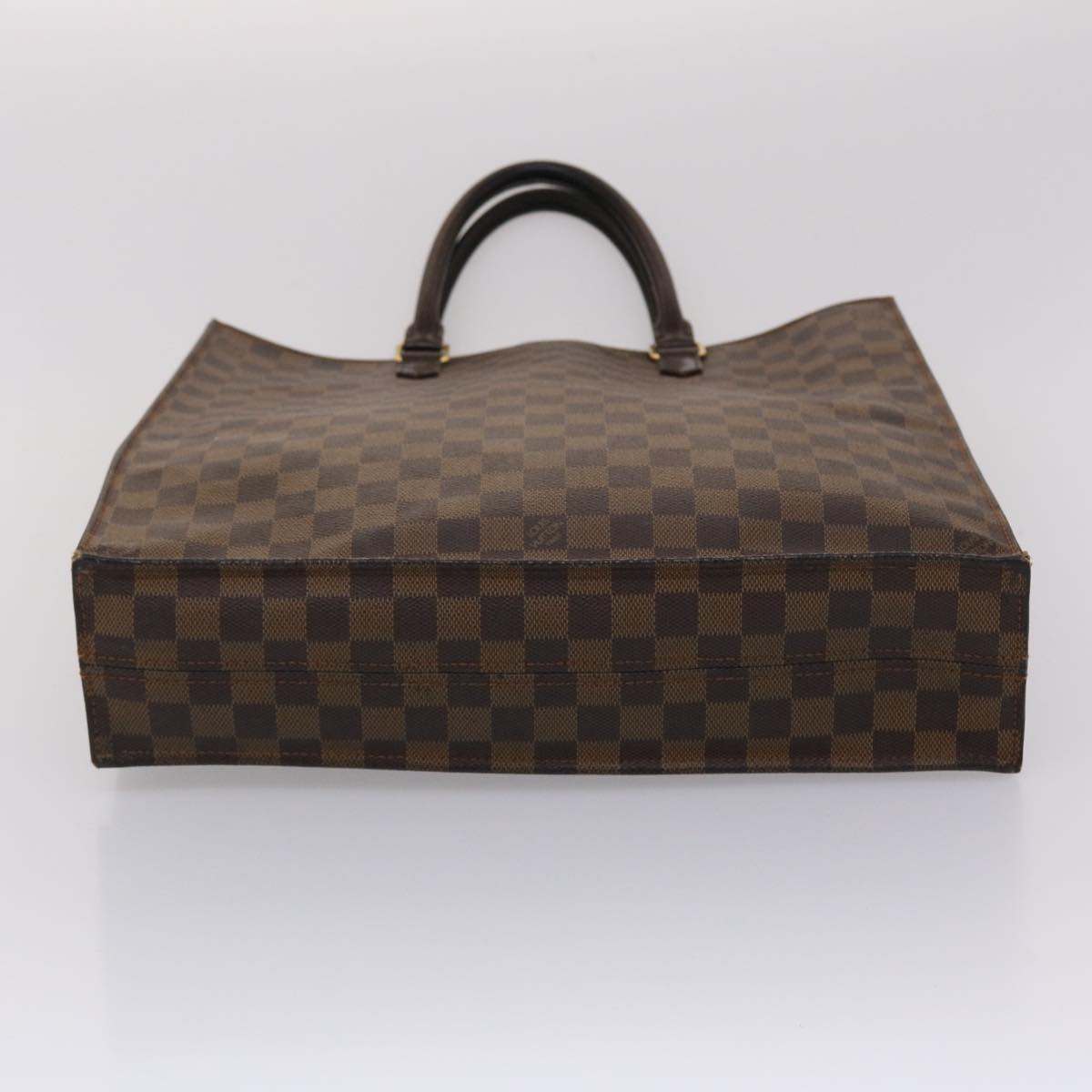 LOUIS VUITTON Damier Ebene Sac Plat Hand Bag N51140 LV 45484