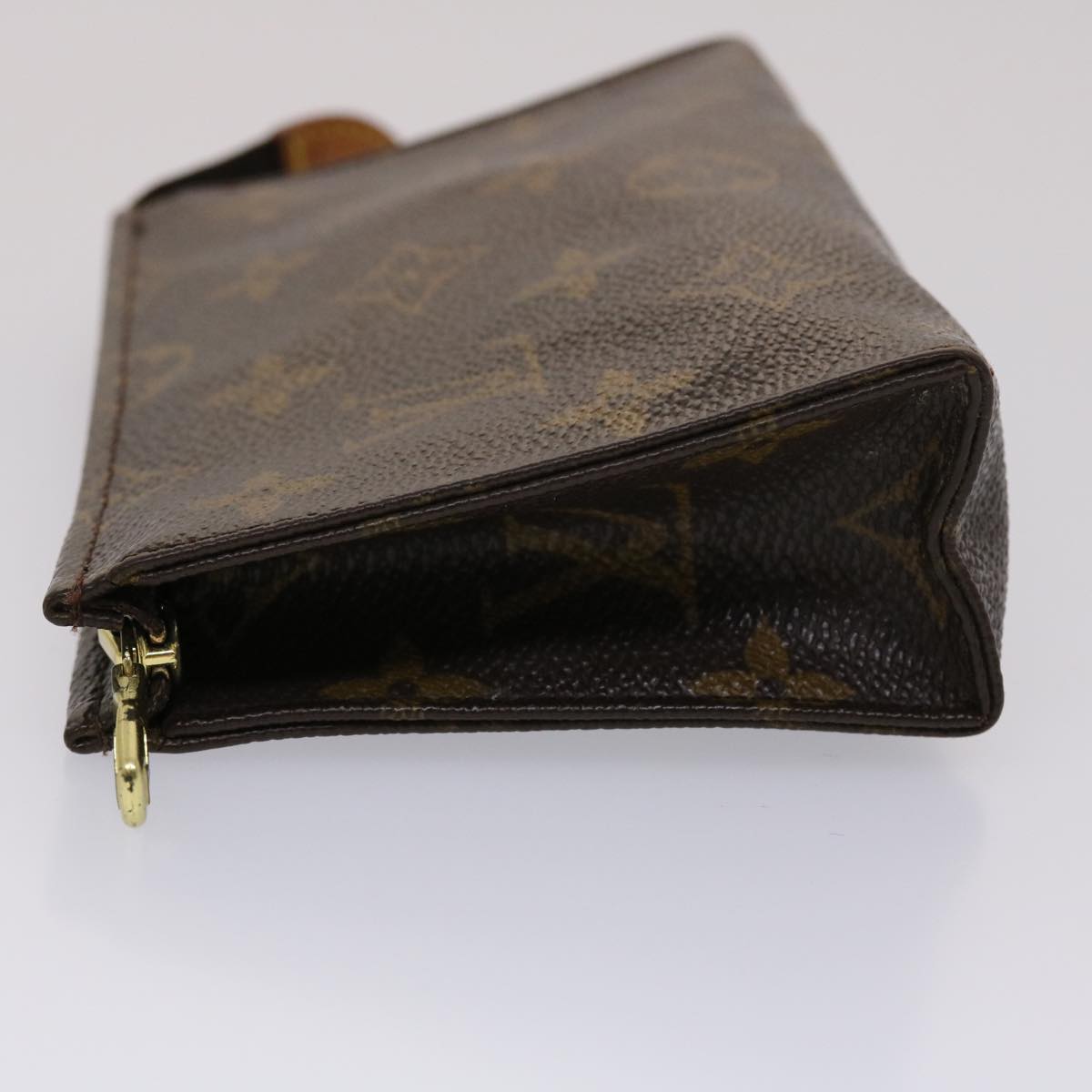 LOUIS VUITTON Monogram Poche Toilette 15 Pouch M47546 LV 45485