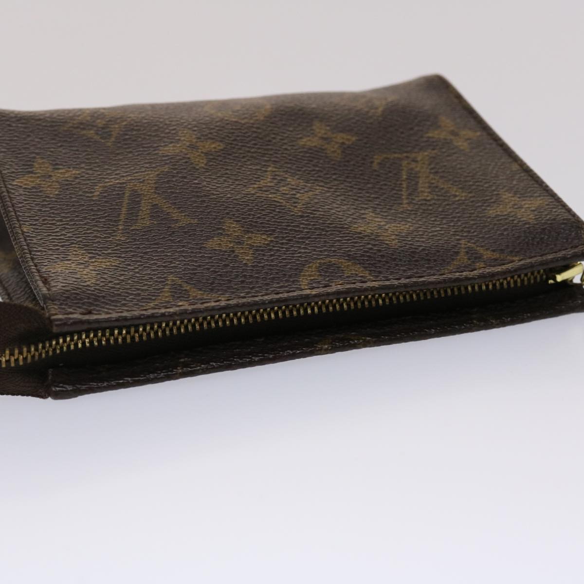 LOUIS VUITTON Monogram Poche Toilette 15 Pouch M47546 LV 45485
