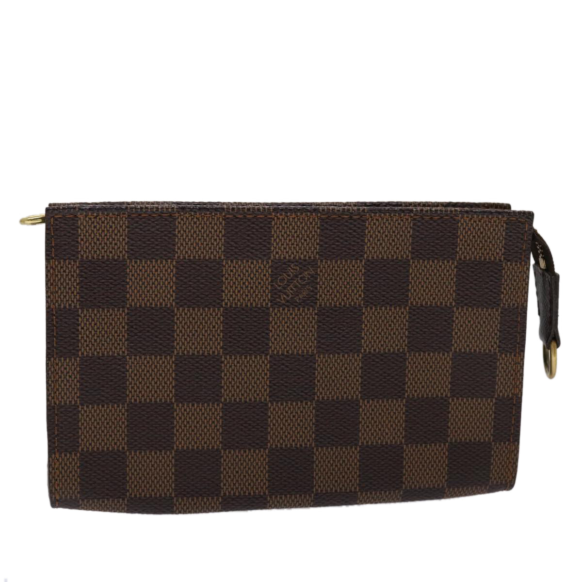 LOUIS VUITTON Damier Ebene Marais Pouch LV 45487