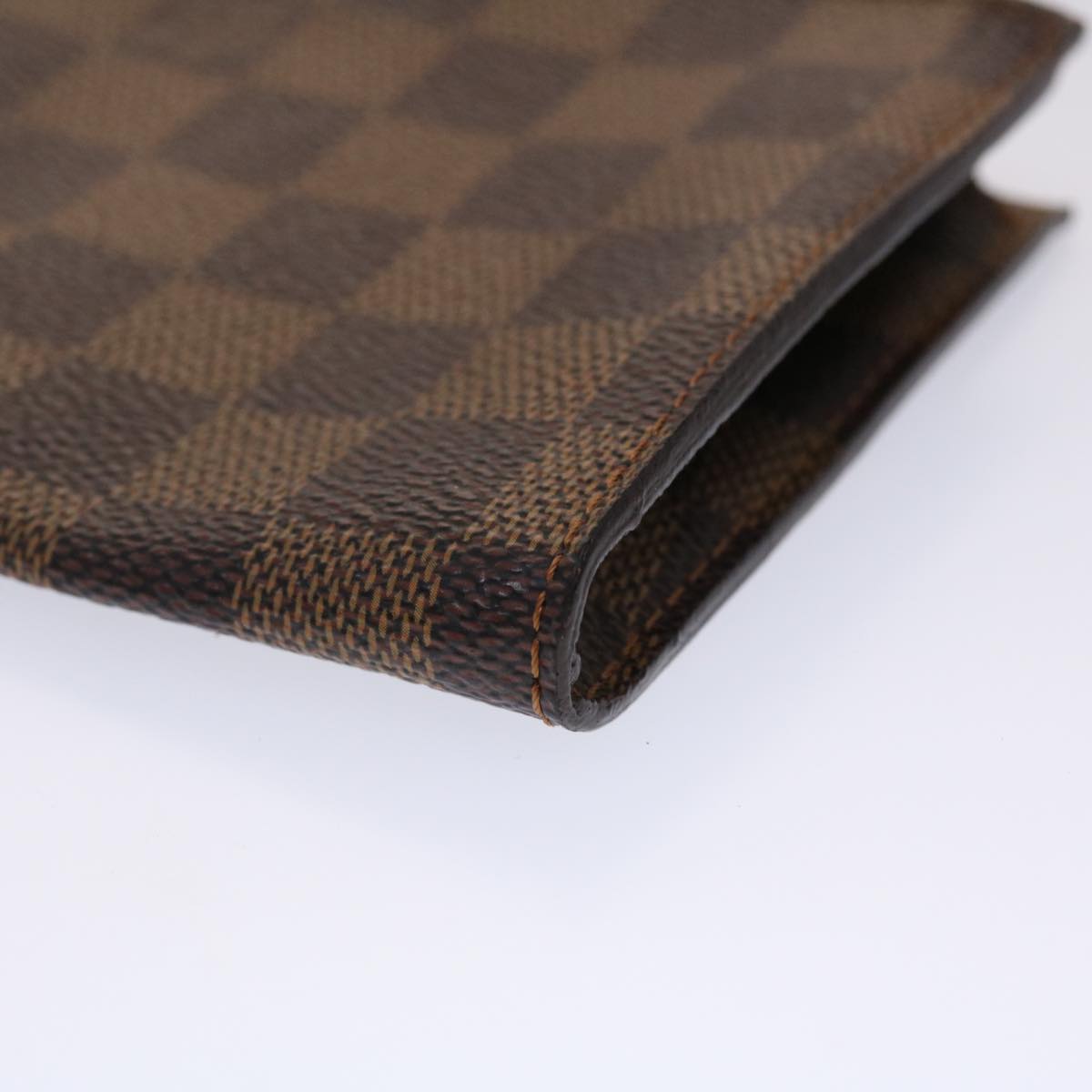 LOUIS VUITTON Damier Ebene Marais Pouch LV 45487