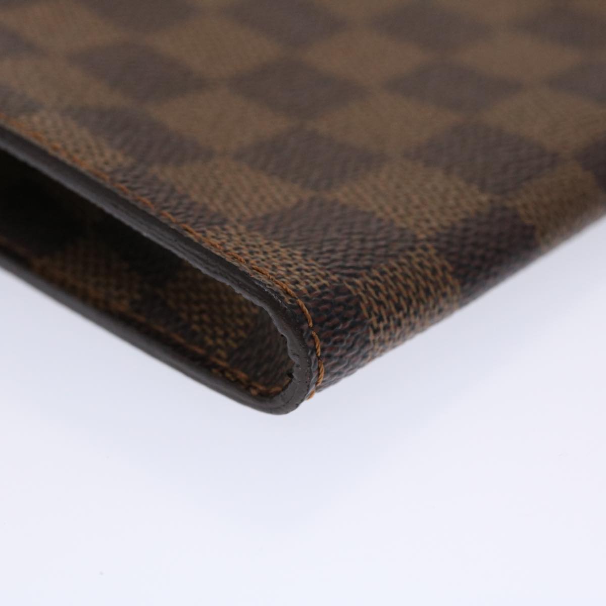 LOUIS VUITTON Damier Ebene Marais Pouch LV 45487