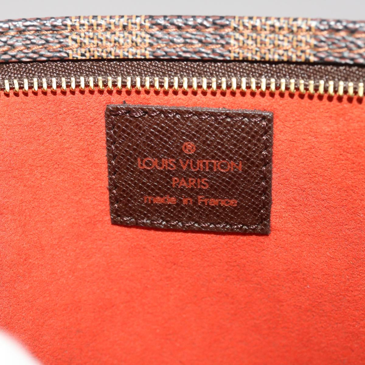 LOUIS VUITTON Damier Ebene Marais Pouch LV 45487
