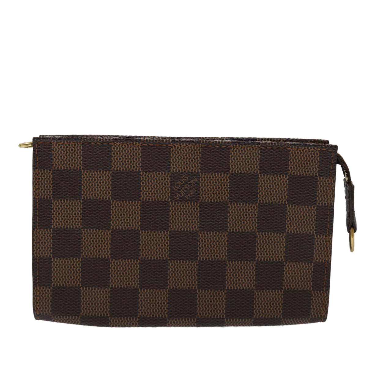 LOUIS VUITTON Damier Ebene Marais Pouch LV 45487