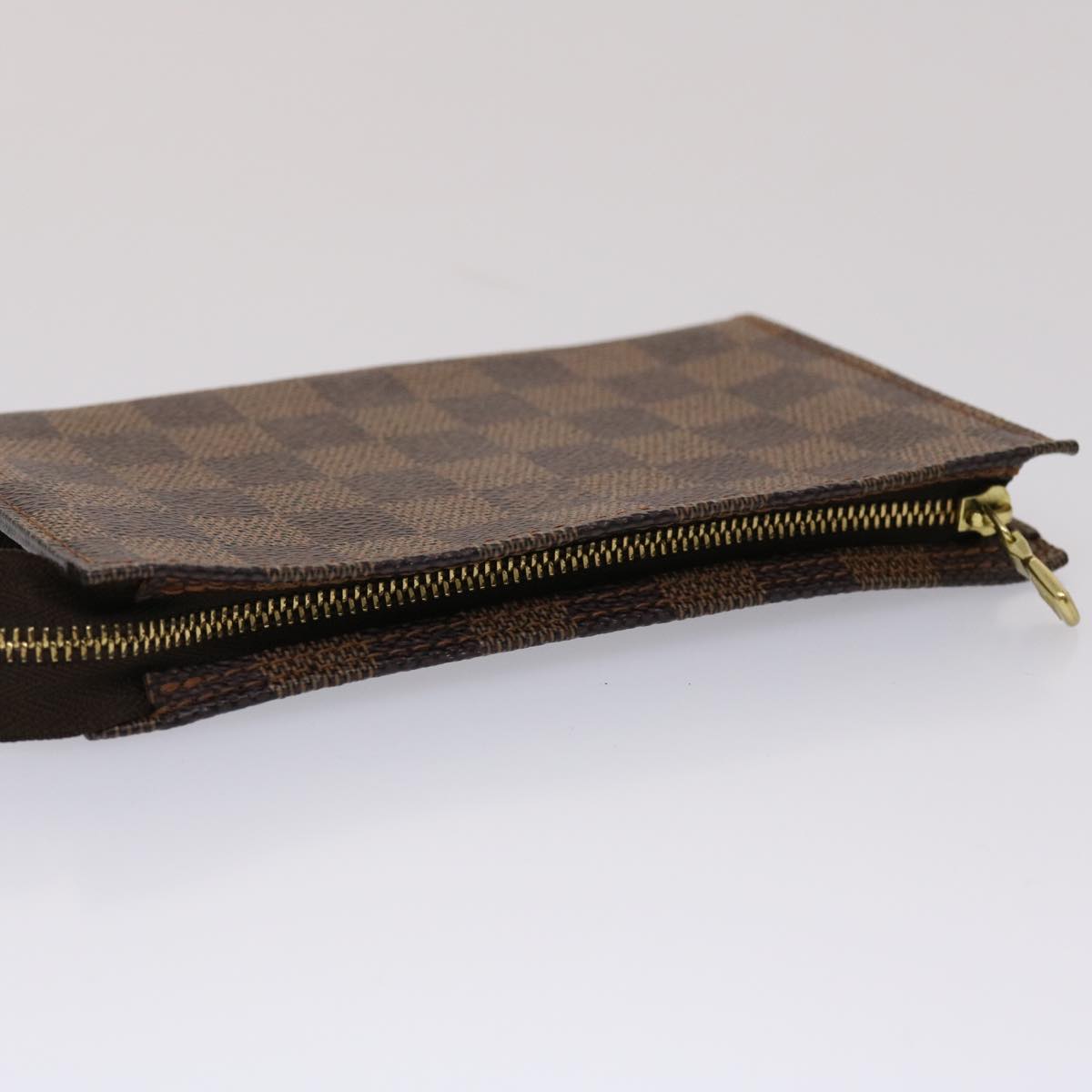 LOUIS VUITTON Damier Ebene Marais Pouch LV 45487