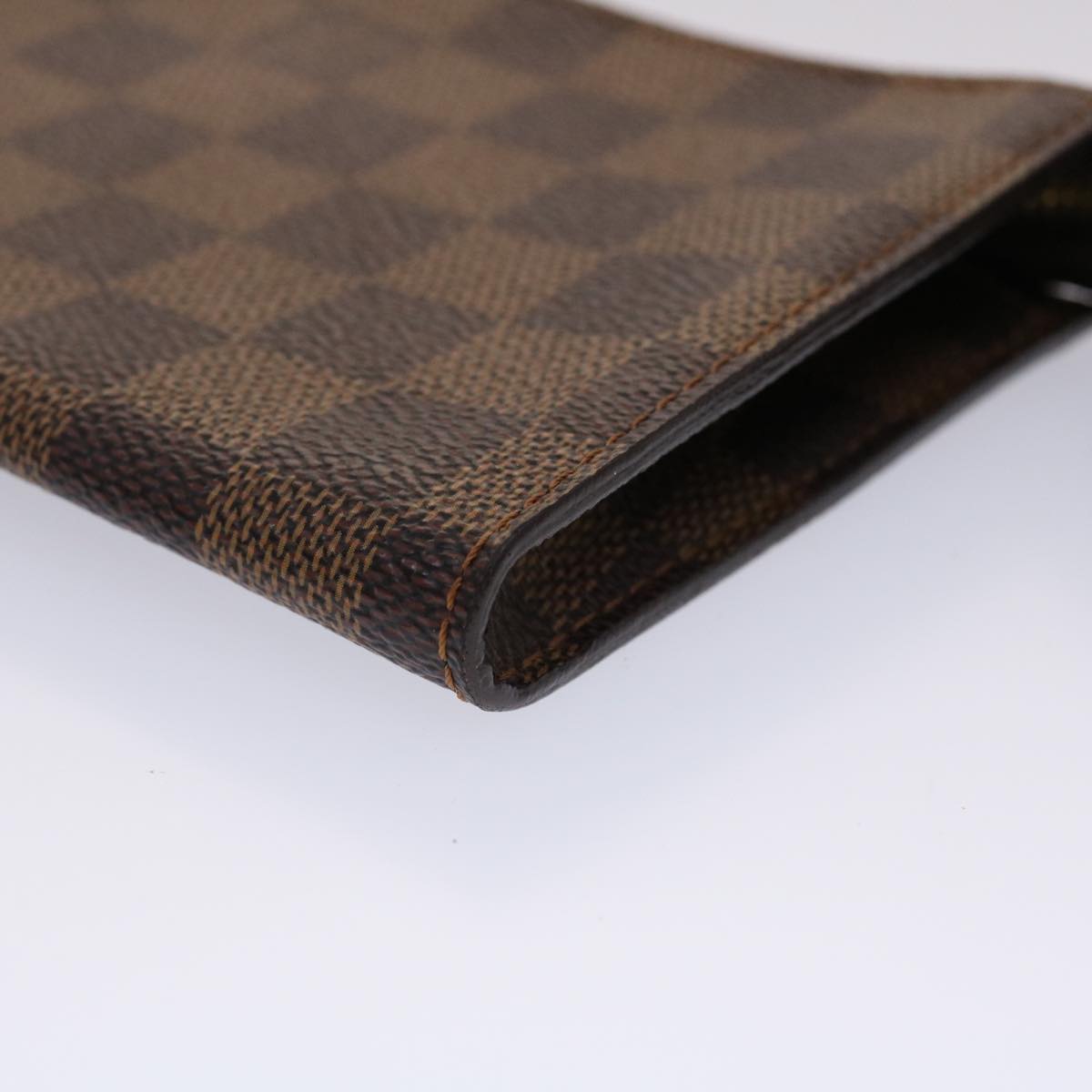 LOUIS VUITTON Damier Ebene Marais Pouch LV 45487