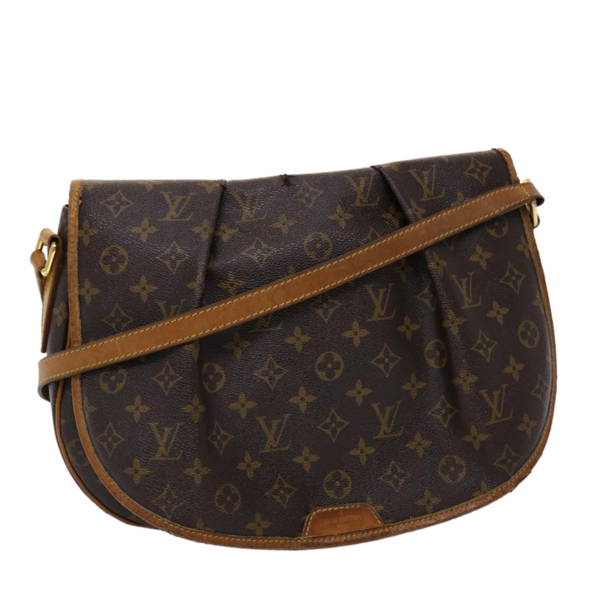 LOUIS VUITTON Monogram Menilmontant MM Shoulder Bag M40473 LV 45491