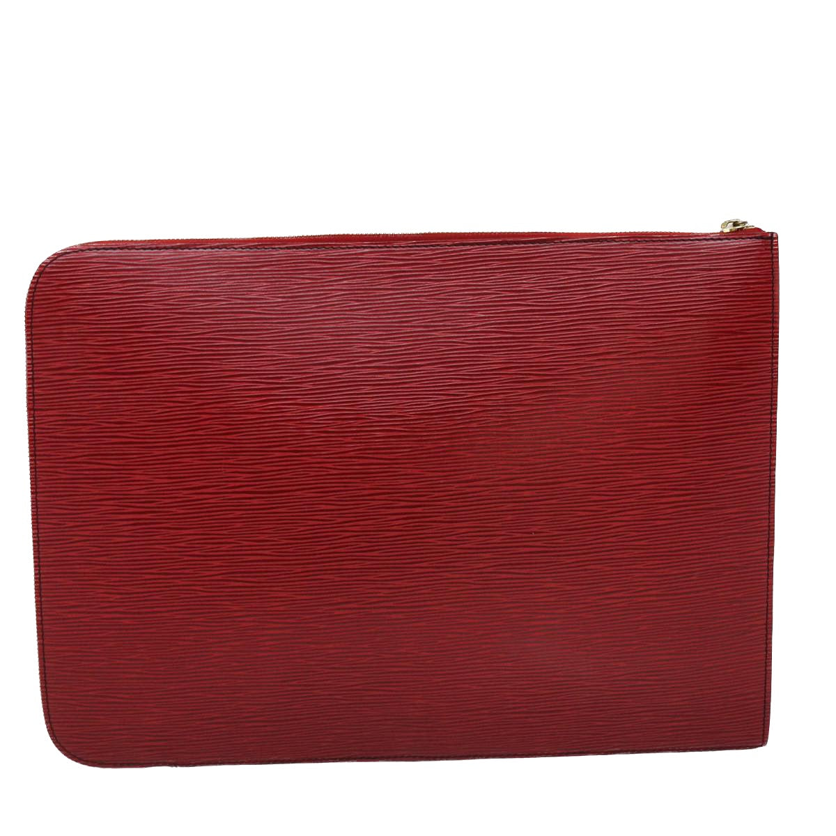LOUIS VUITTON Epi Posh Documents Clutch Bag Red M54497 LV 45493