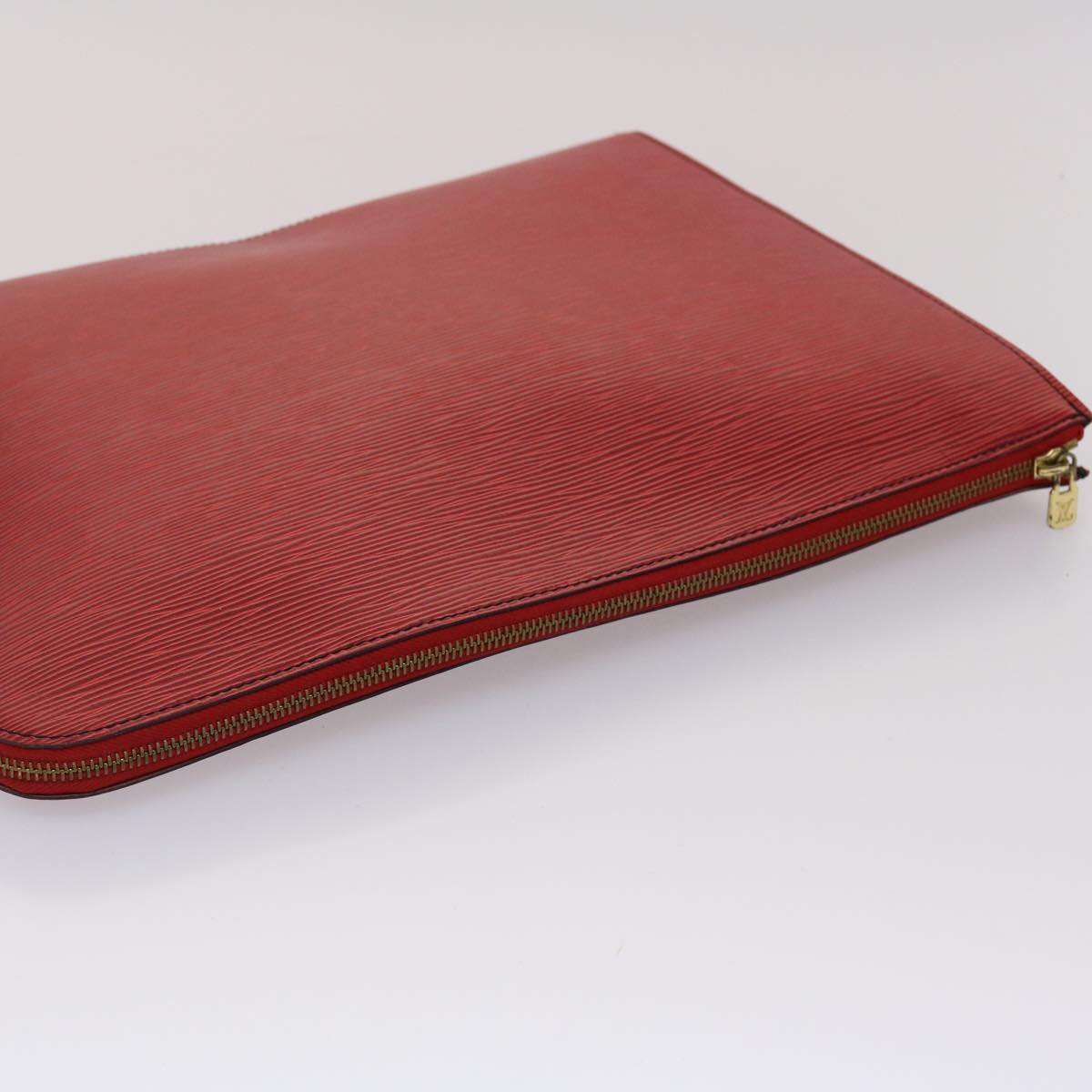 LOUIS VUITTON Epi Posh Documents Clutch Bag Red M54497 LV 45493