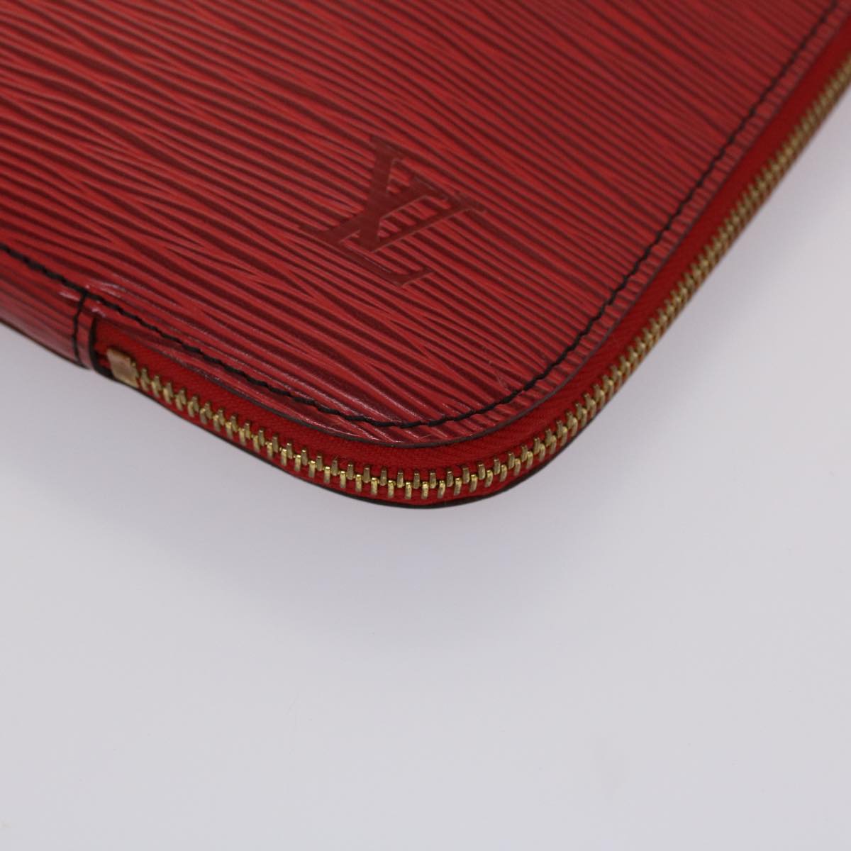 LOUIS VUITTON Epi Posh Documents Clutch Bag Red M54497 LV 45493