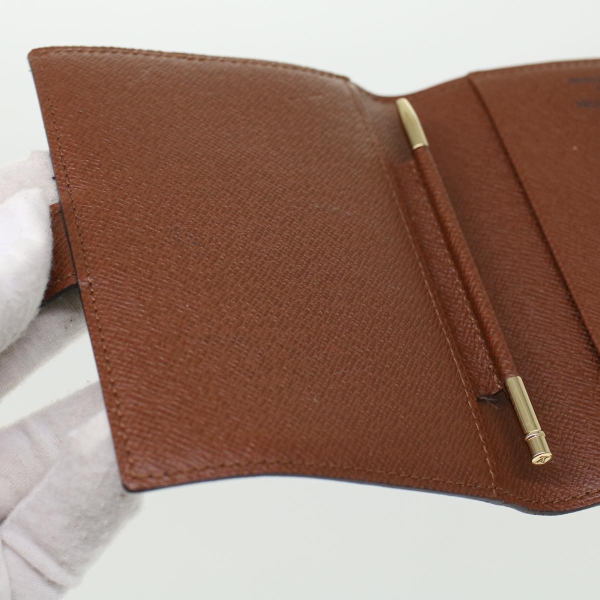 LOUIS VUITTON Monogram Etui Palm PDA Day Planner Cover M63028 LV 45495