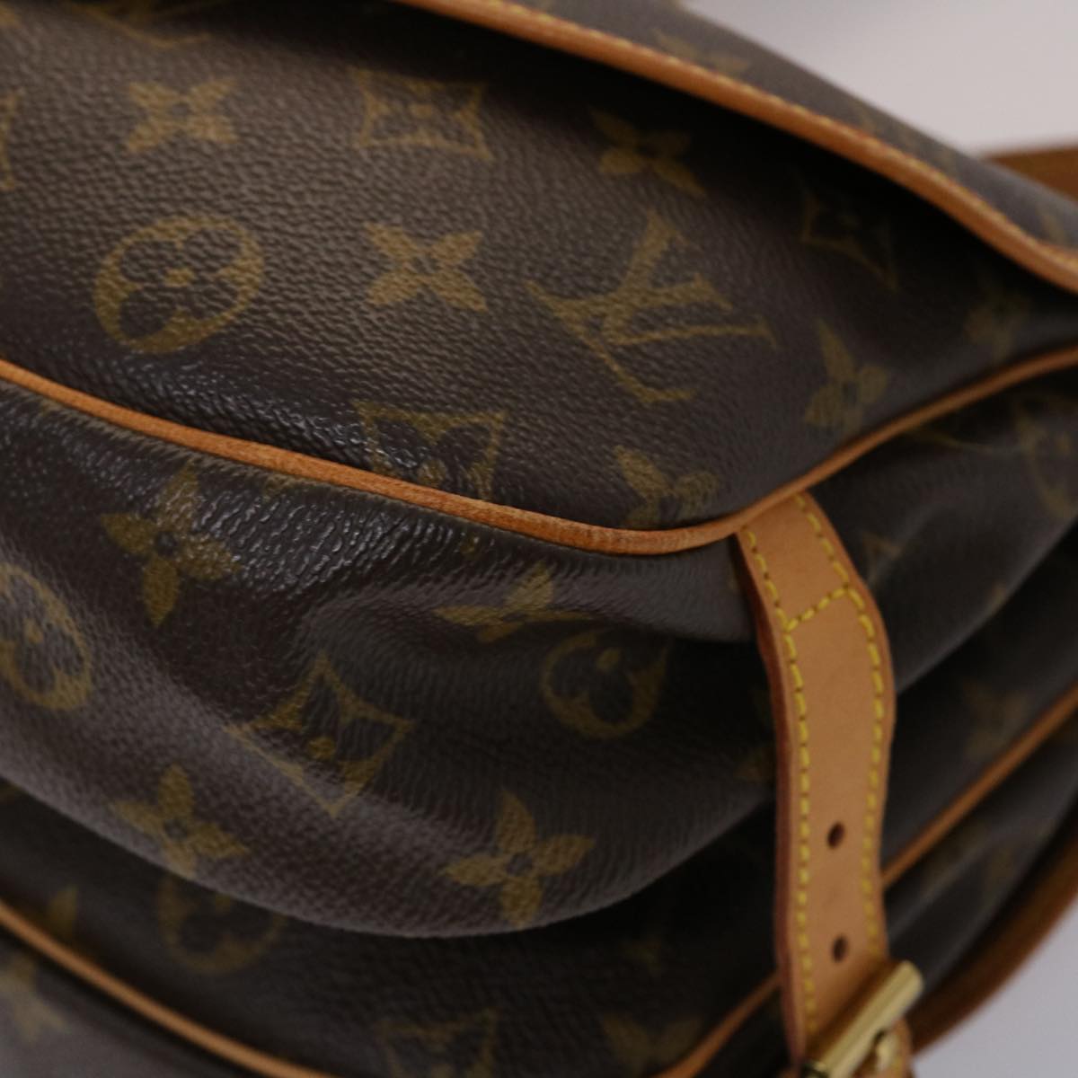 LOUIS VUITTON Monogram Saumur 30 Shoulder Bag M42256 LV 45500