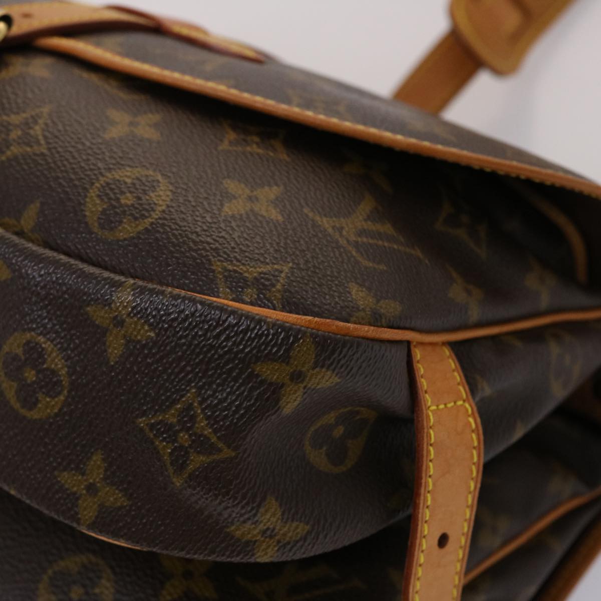 LOUIS VUITTON Monogram Saumur 30 Shoulder Bag M42256 LV 45500