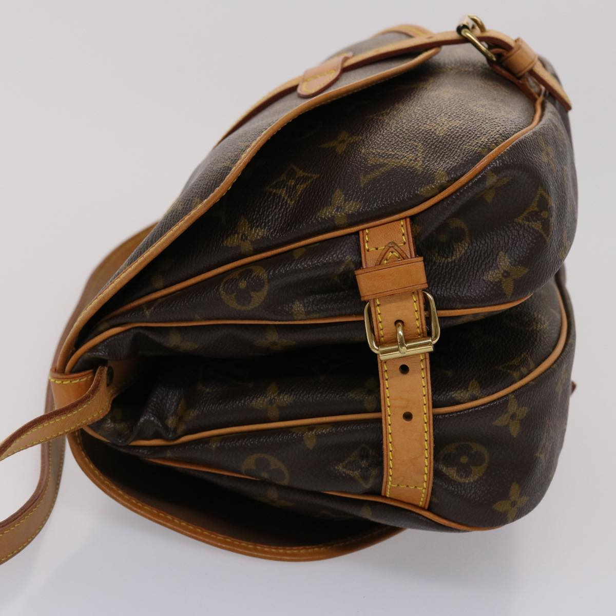 LOUIS VUITTON Monogram Saumur 30 Shoulder Bag M42256 LV 45500