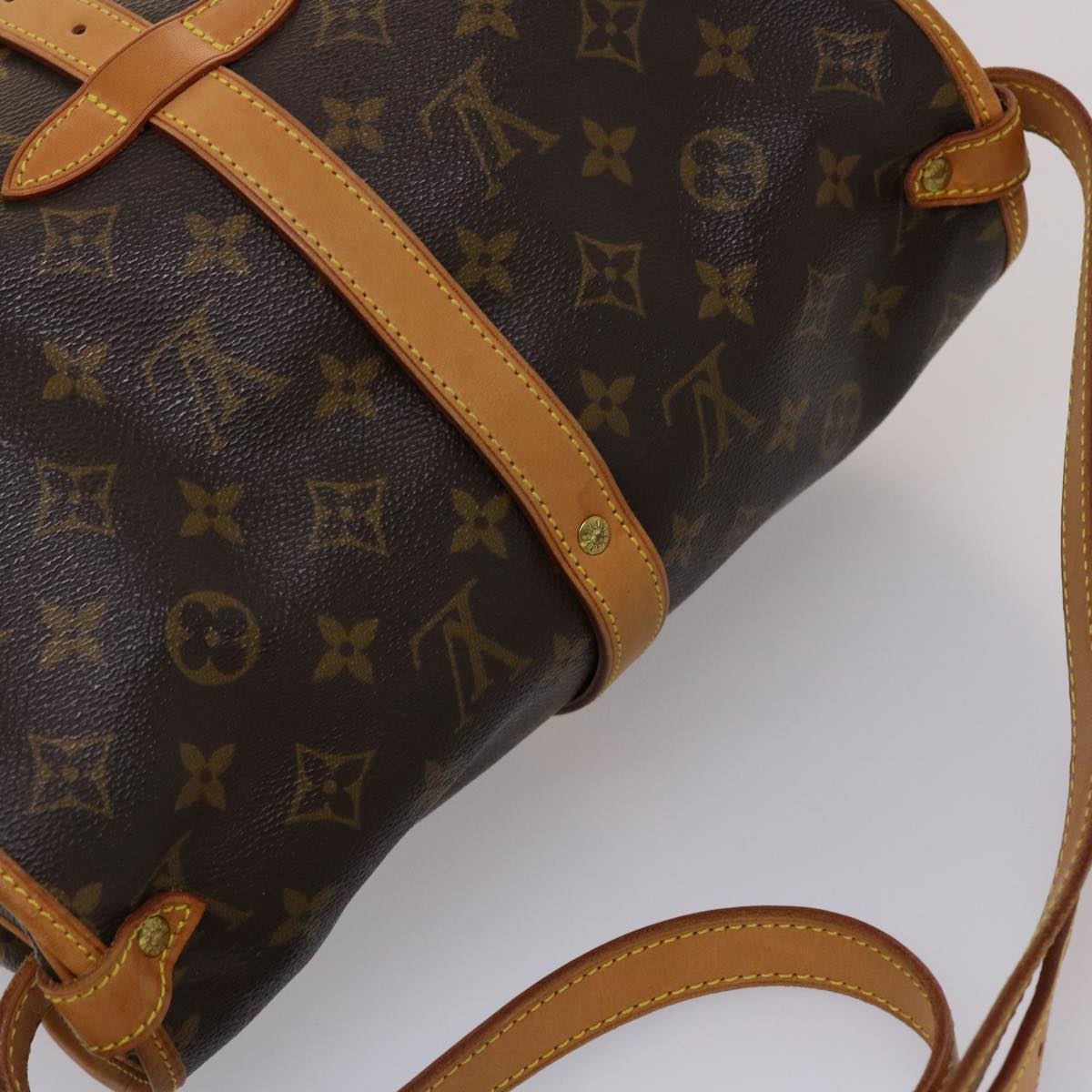 LOUIS VUITTON Monogram Saumur 30 Shoulder Bag M42256 LV 45500
