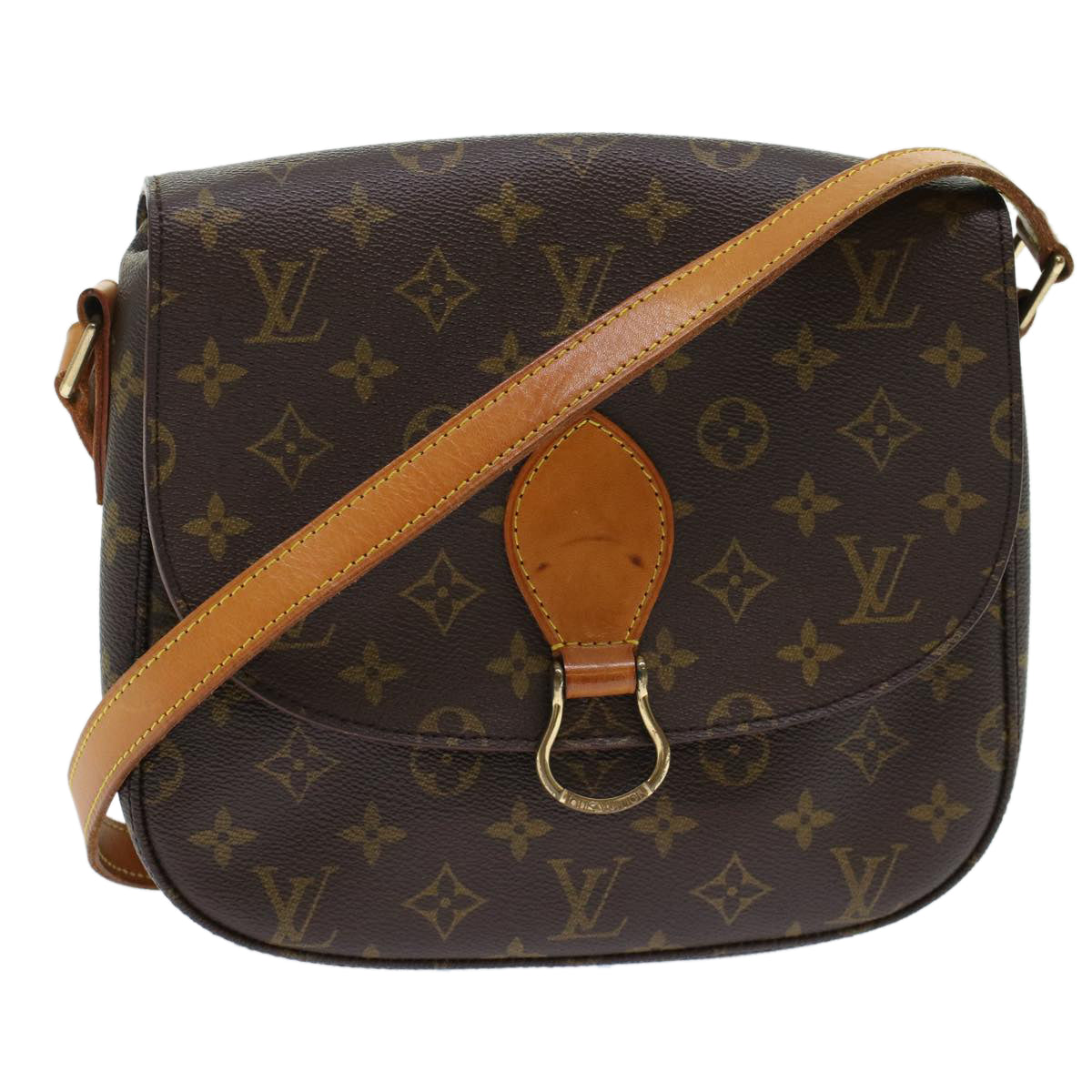 LOUIS VUITTON Monogram Saint Cloud GM Shoulder Bag M51242 LV 45502