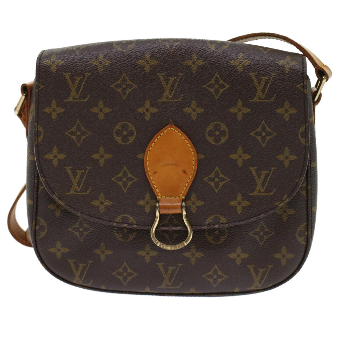 LOUIS VUITTON Monogram Saint Cloud GM Shoulder Bag M51242 LV 45502
