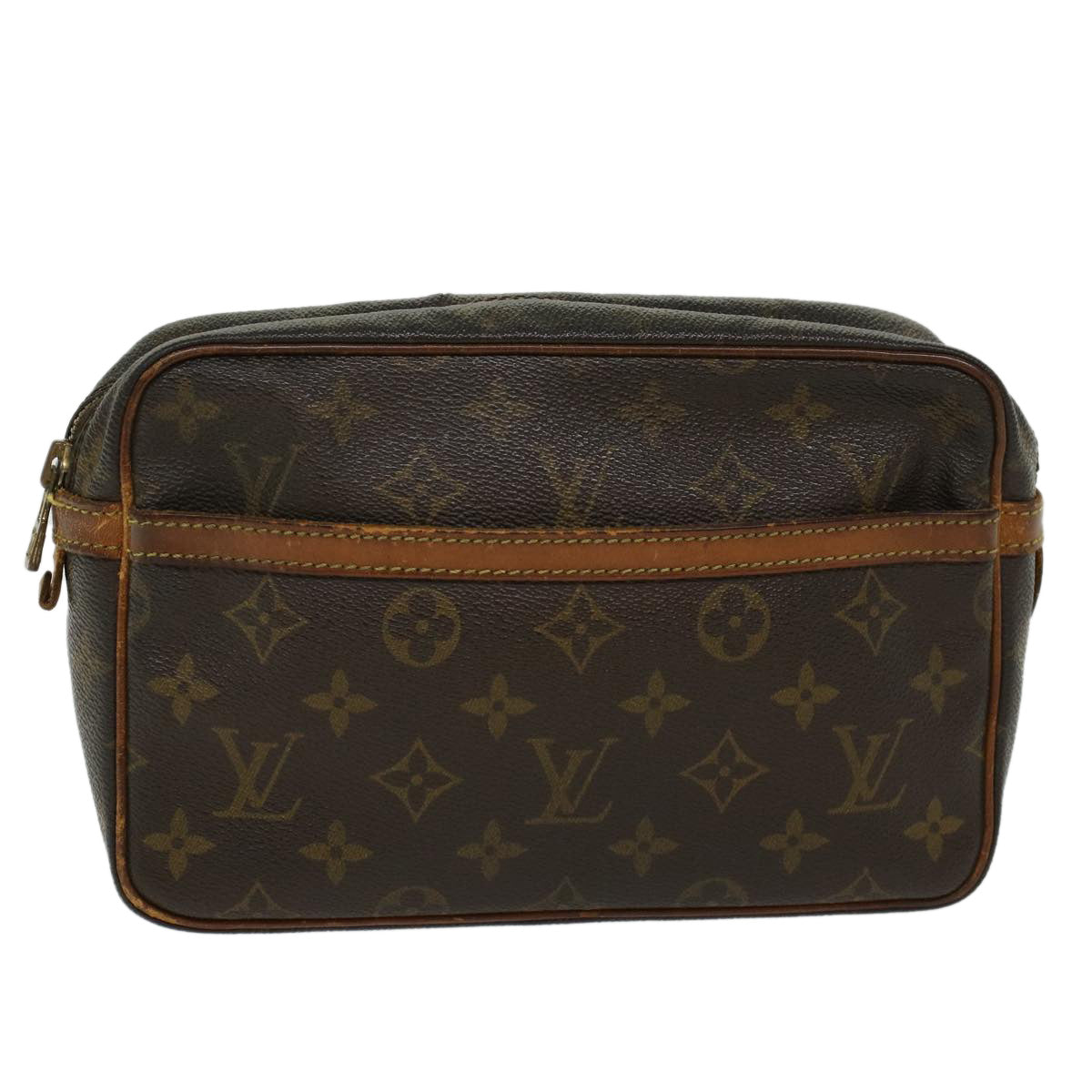 LOUIS VUITTON Monogram Compiegne 23 Clutch Bag M51847 LV 45509